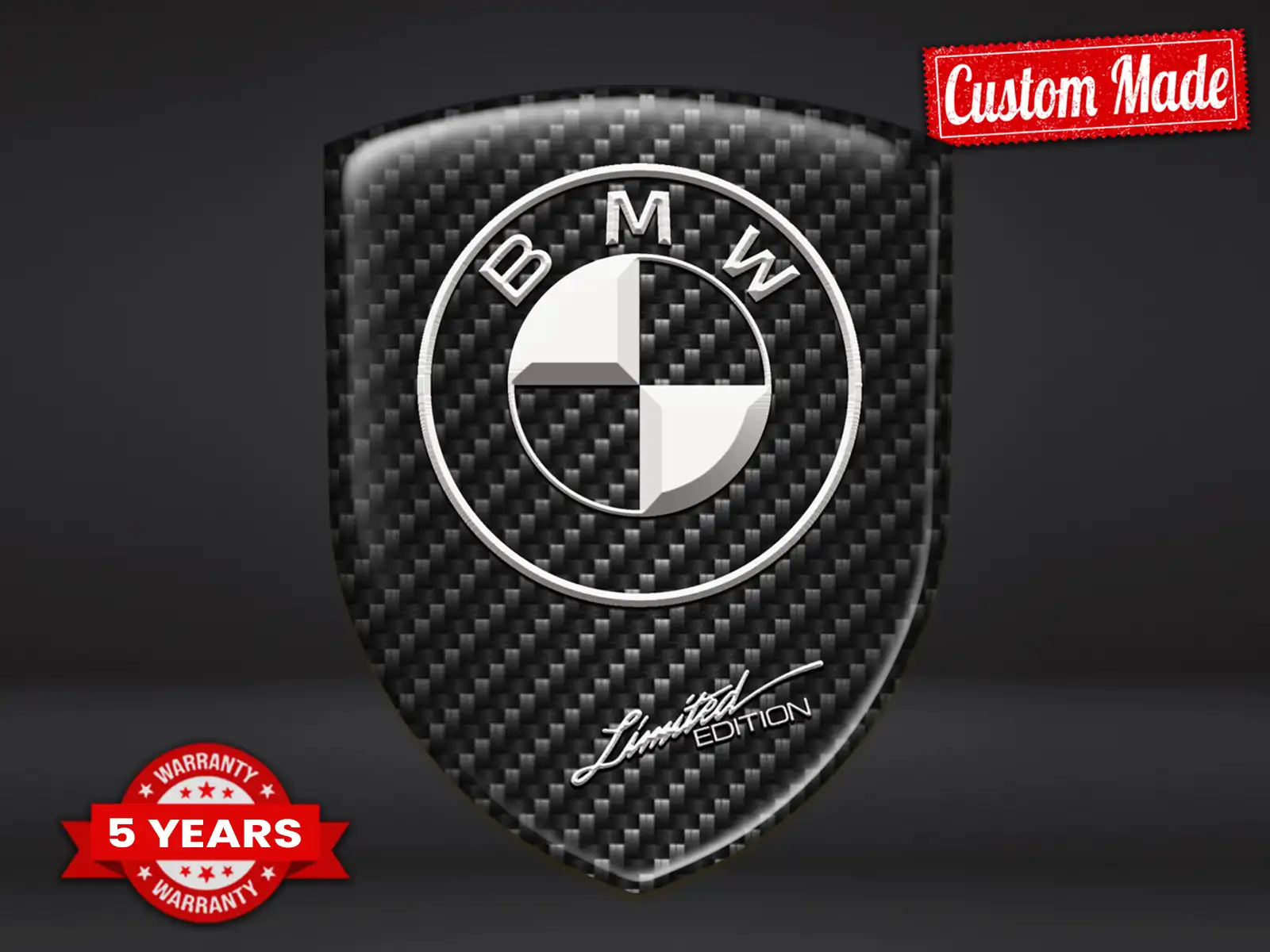 BMW Heckscheibenaufkleber Universal Stern Hochwertig